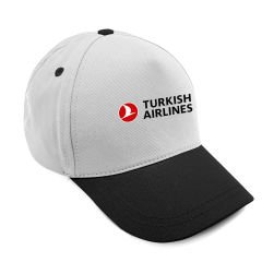 Beyaz ve Siyah - % 100 Pamuk Gabardin Ekonomik Promosyon Şapka