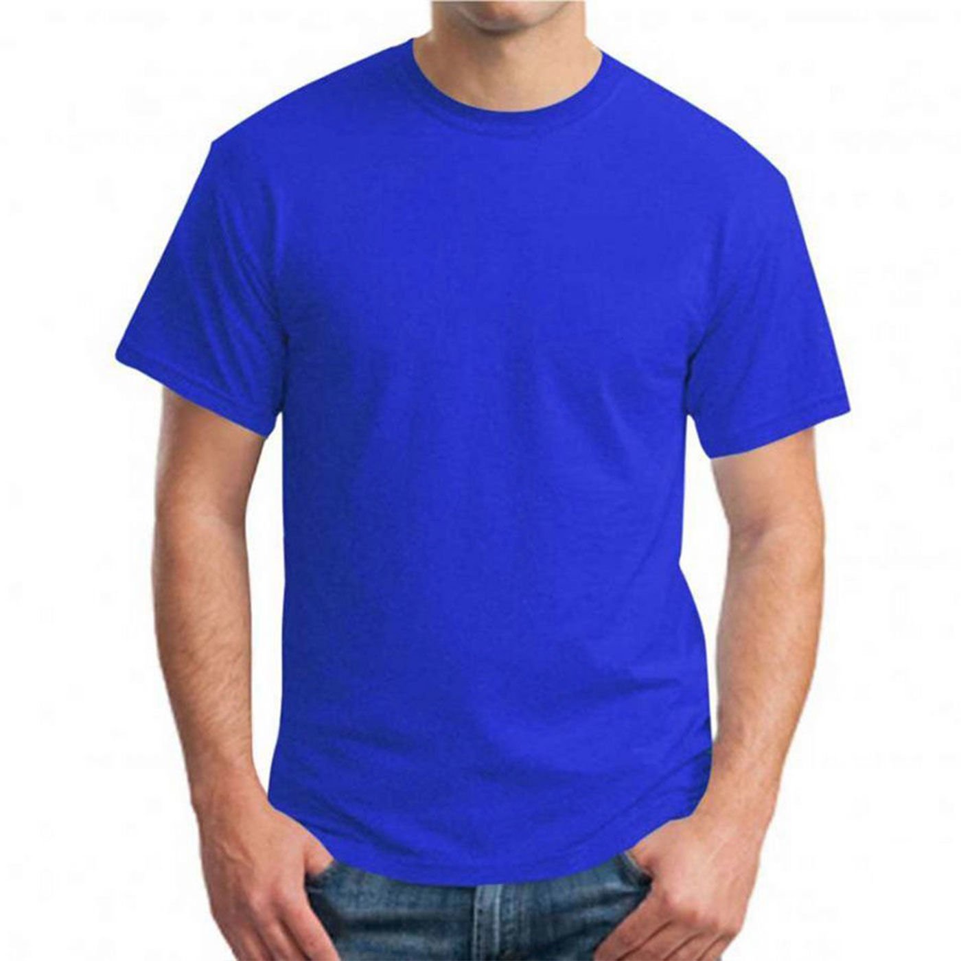 Stilin İfadesi Saks Mavi T-Shirt