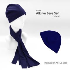 Mavi Atkı ve Bere Takımı
