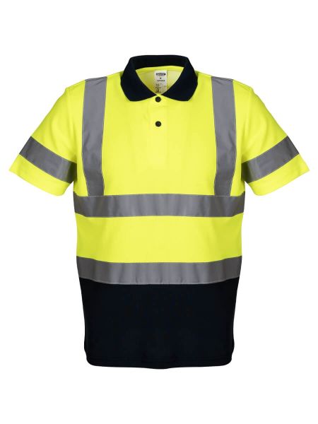 Reflektörlü Polo Yaka T-Shirt İnterlok