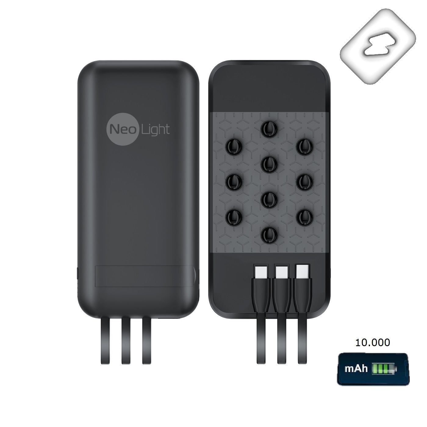 10000 mAh - Powerbank