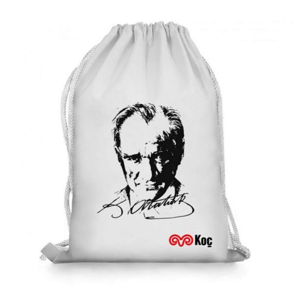 İp Büzgülü Elyaf Çanta - 04