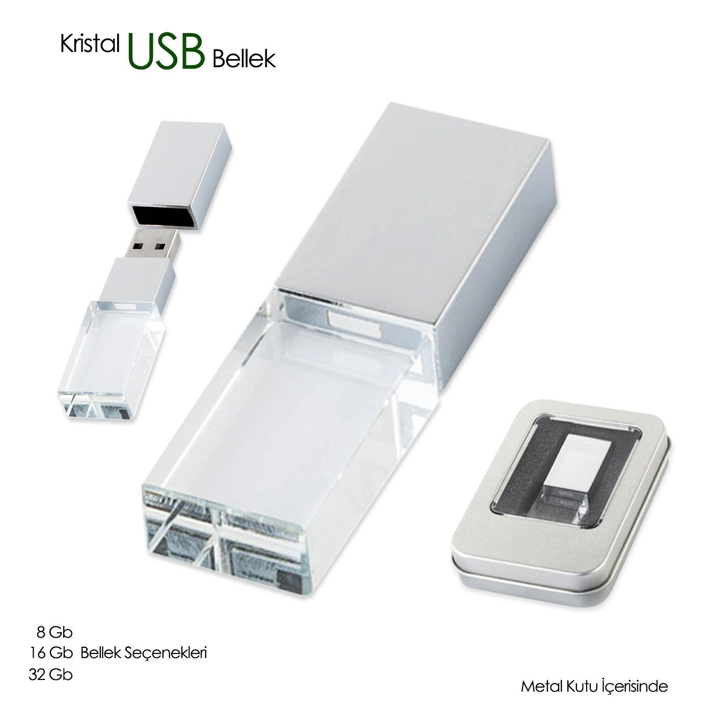 Kristal USB Bellek
